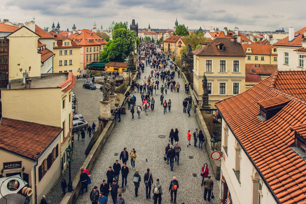 Прага с обзорной площадки