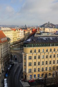 Вид с башни в Праге