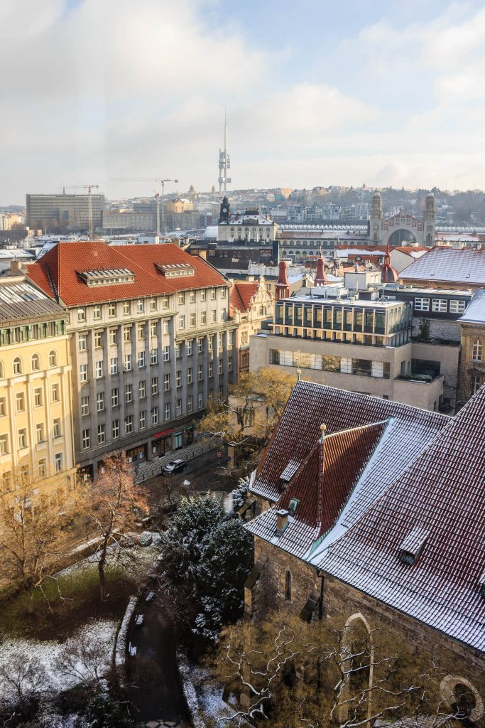 Вид на крыши Праги