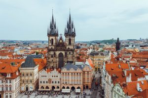 Прага с ратуши