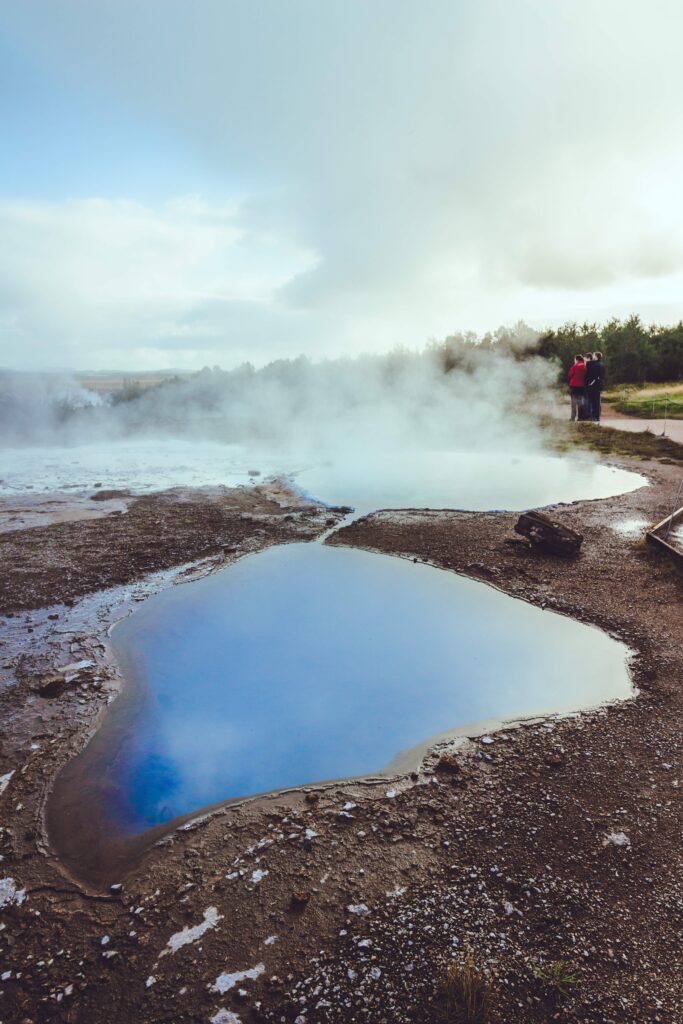 Долина гейзеров в Исландии