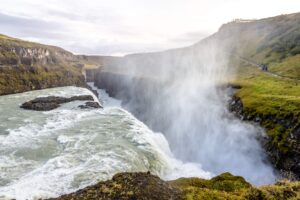 Водопад Гюдльфосс в Исландии
