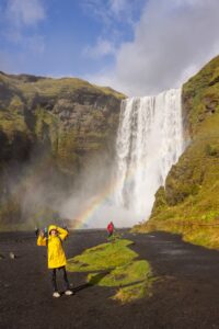 Водопад Скогафосс в Исландии