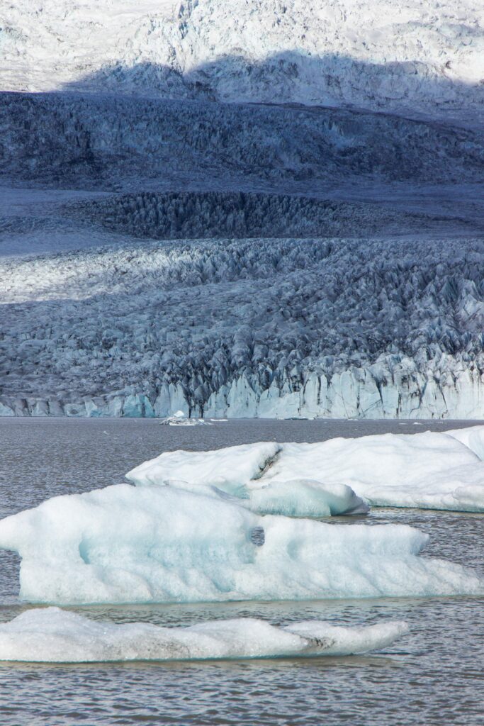 ледник в Исландии