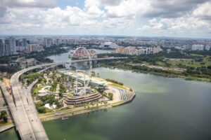 вид со SkyPark Observation Deck