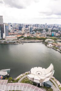 Небоскрёбы Сингапура у Marina Bay