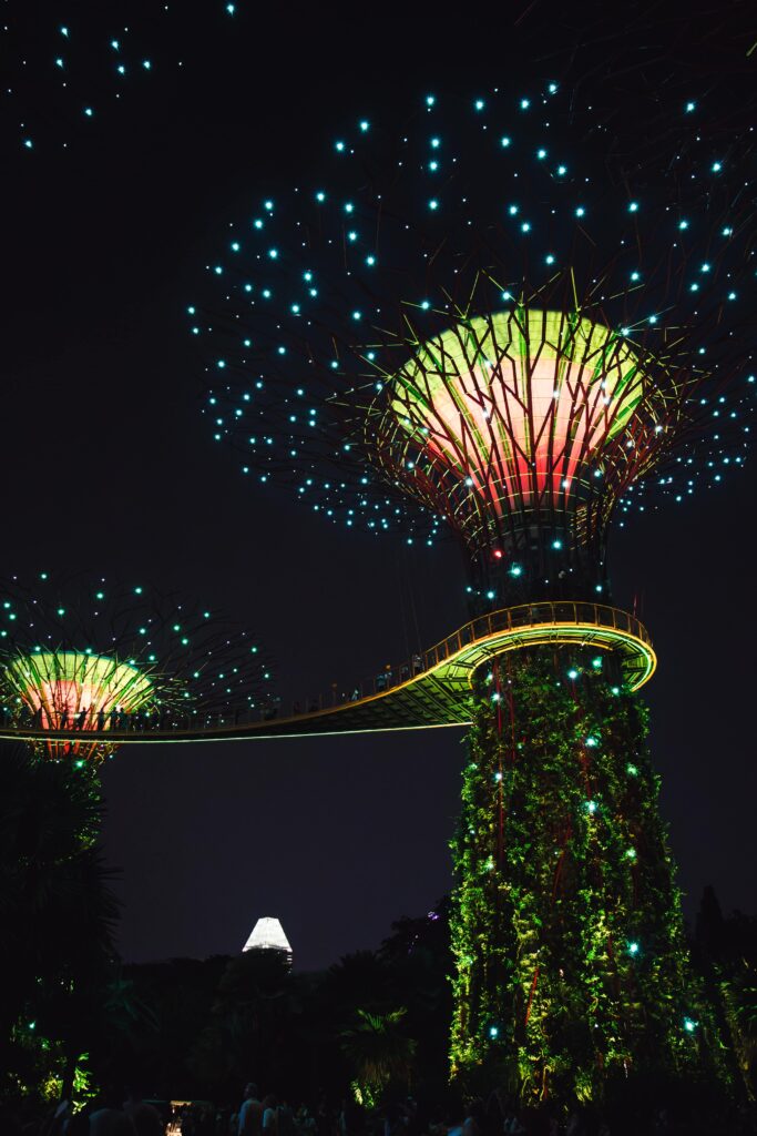 Супердеревья в Gardens by the Bay