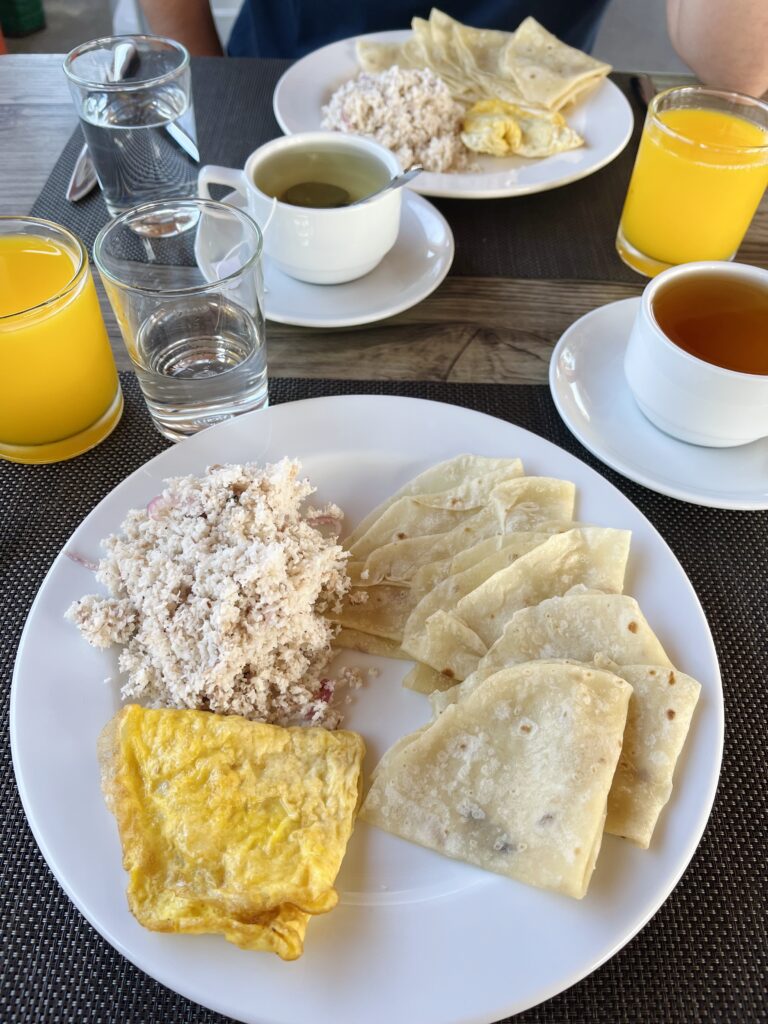 Местная кухня на Мальдивах